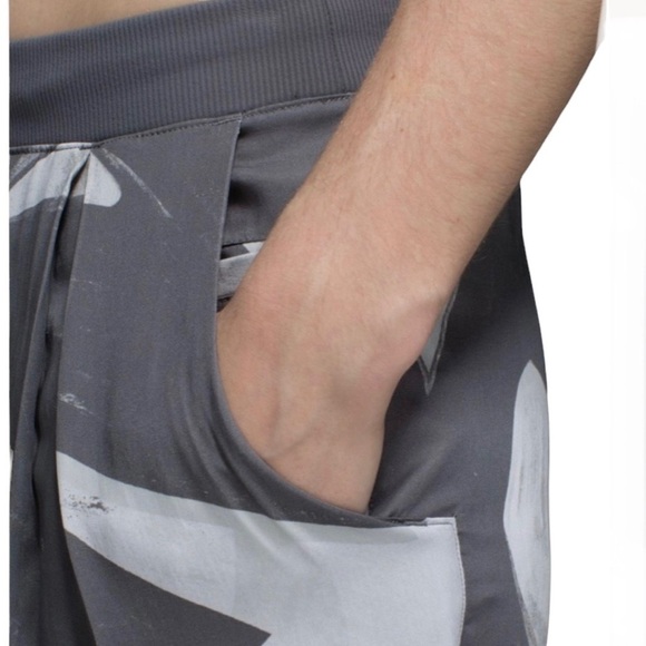 LULULEMON City Tencel Joggers 26” in Back Spin Stroke White Slate / Slate - Picture 8 of 16